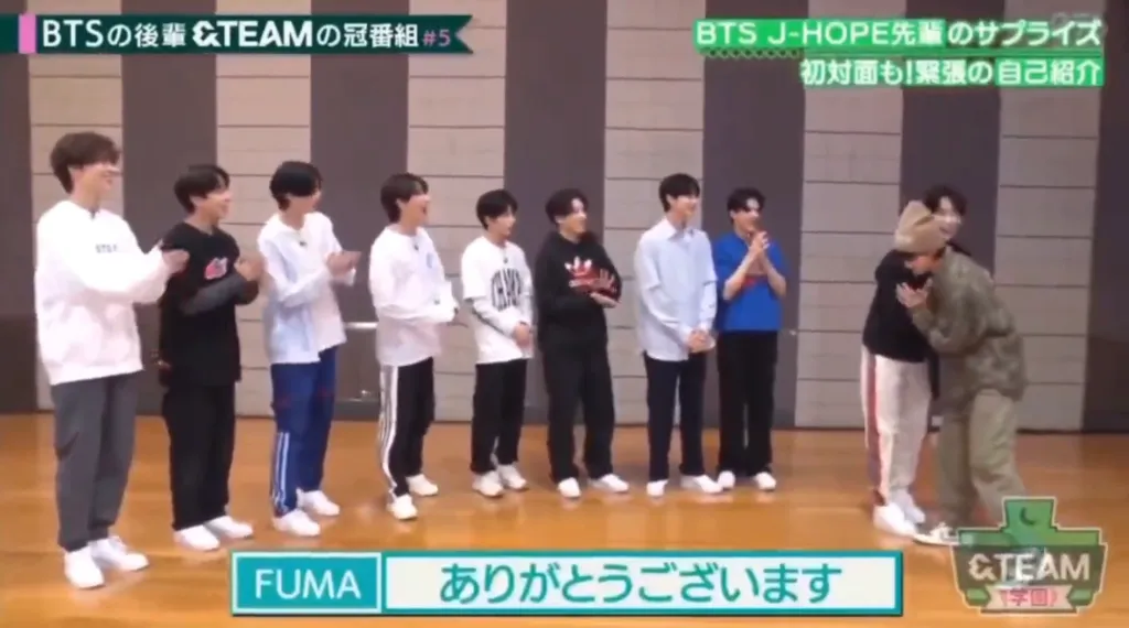 J-HOPEとのハグ